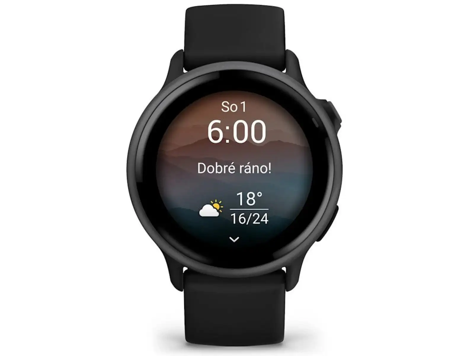 Garmin vívoactive 6 inteligentny zegarek Slate silikonowy pasek Black