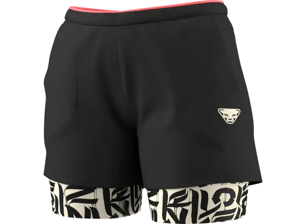 Dynafit Trail 2w1 damskie spodenki do biegania Black Out/Overcast