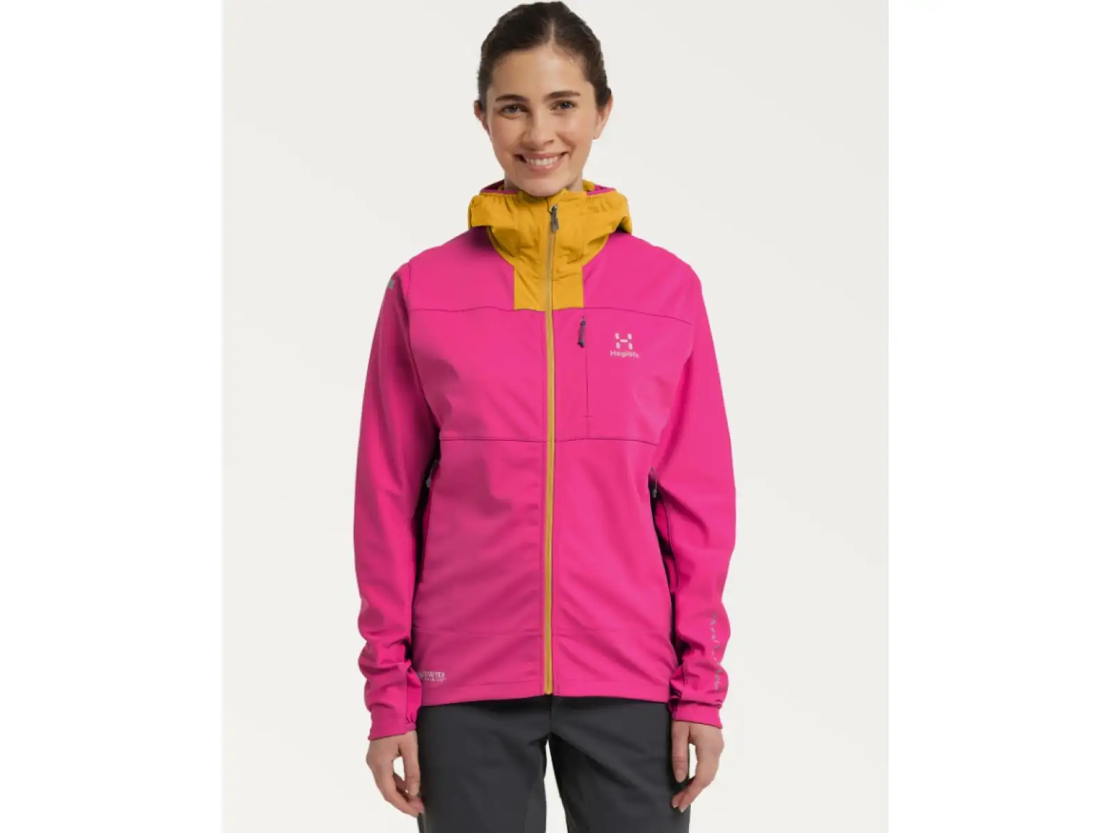 Haglöfs L.I.M Hybrid Softshell damska kurtka różowa