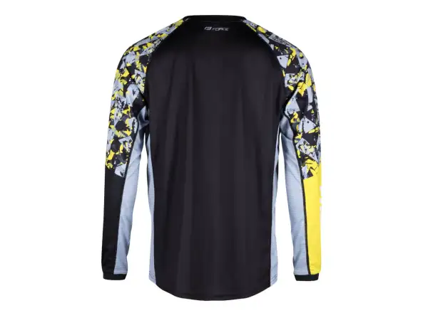 Force Reckless unisex dres długi rękaw czarna/żółta/szary