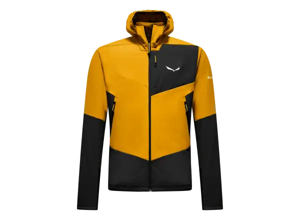 Salewa Ortles Fleece Pro Hooded męska polarowa bluza z kapturem Gold