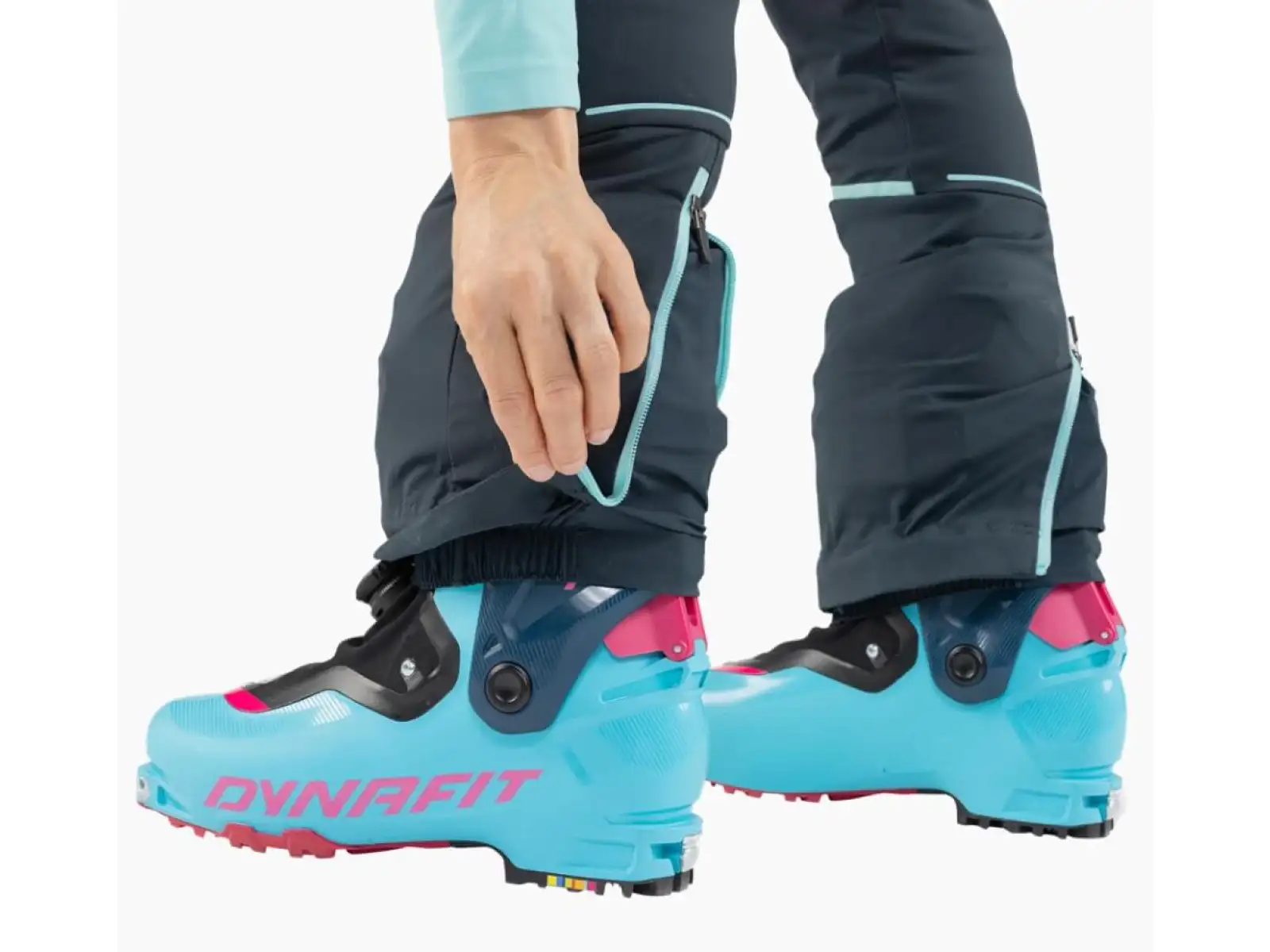 Dynafit Speed Dynastretch damskie spodnie Black Out/Pink Glo