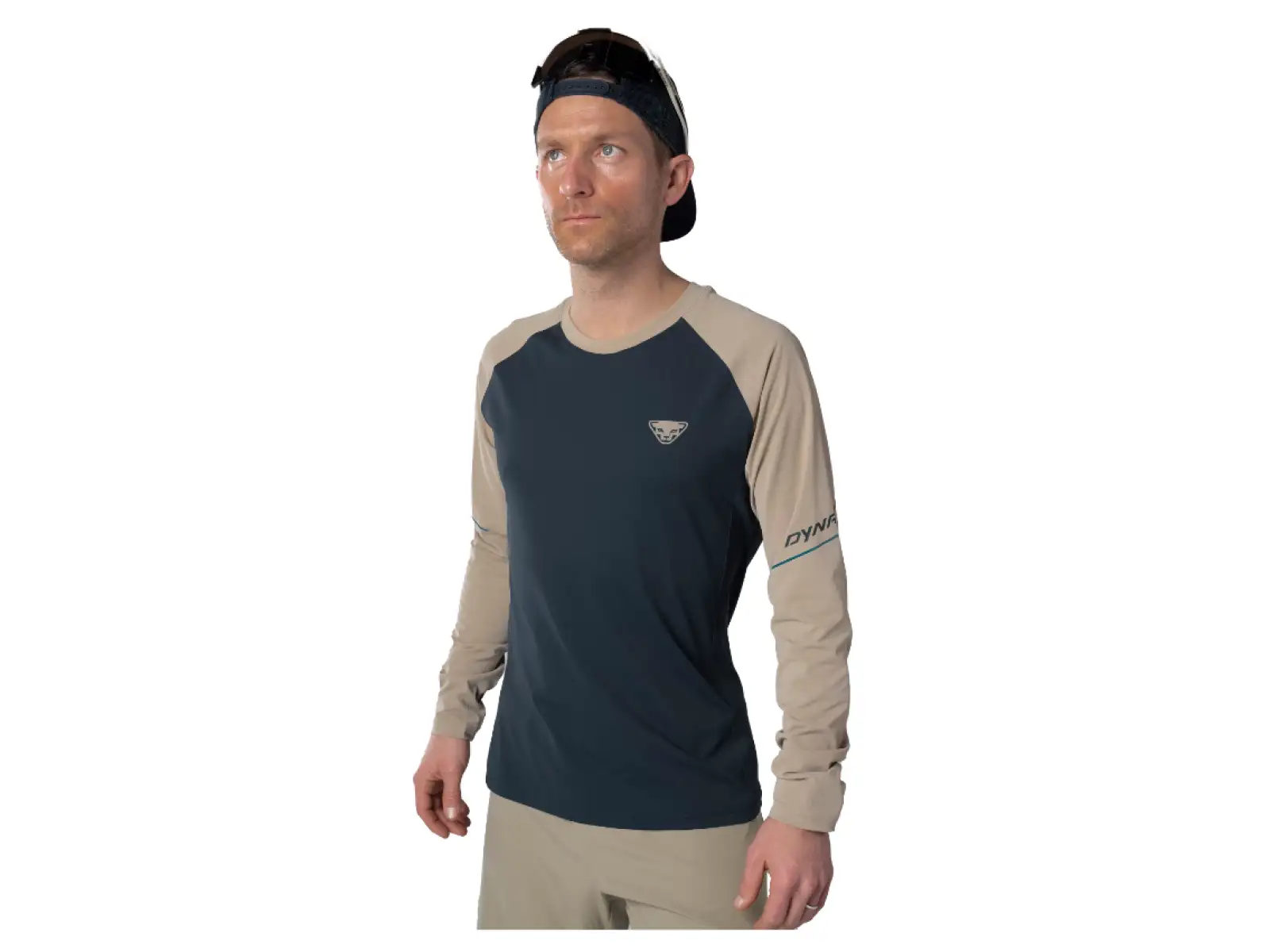 Dynafit Alpine Pro męska koszulka z długim rękawem Blueberry/Rock Khaki