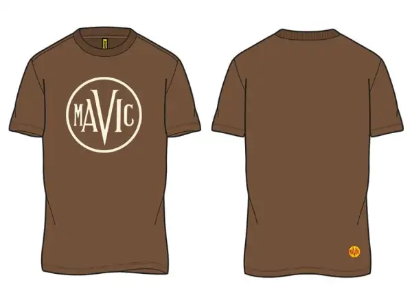 Mavic Heritage Logo męska koszulka krótki rękaw Bronze