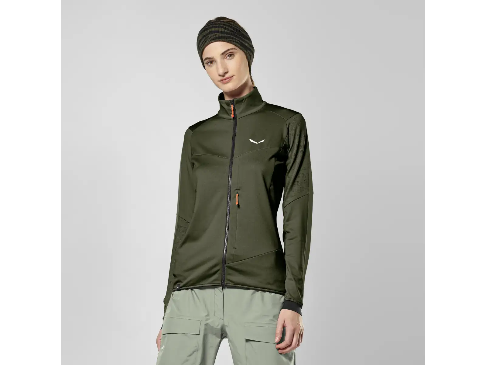 Salewa Sella Crevasse damska bluza Dark Olive