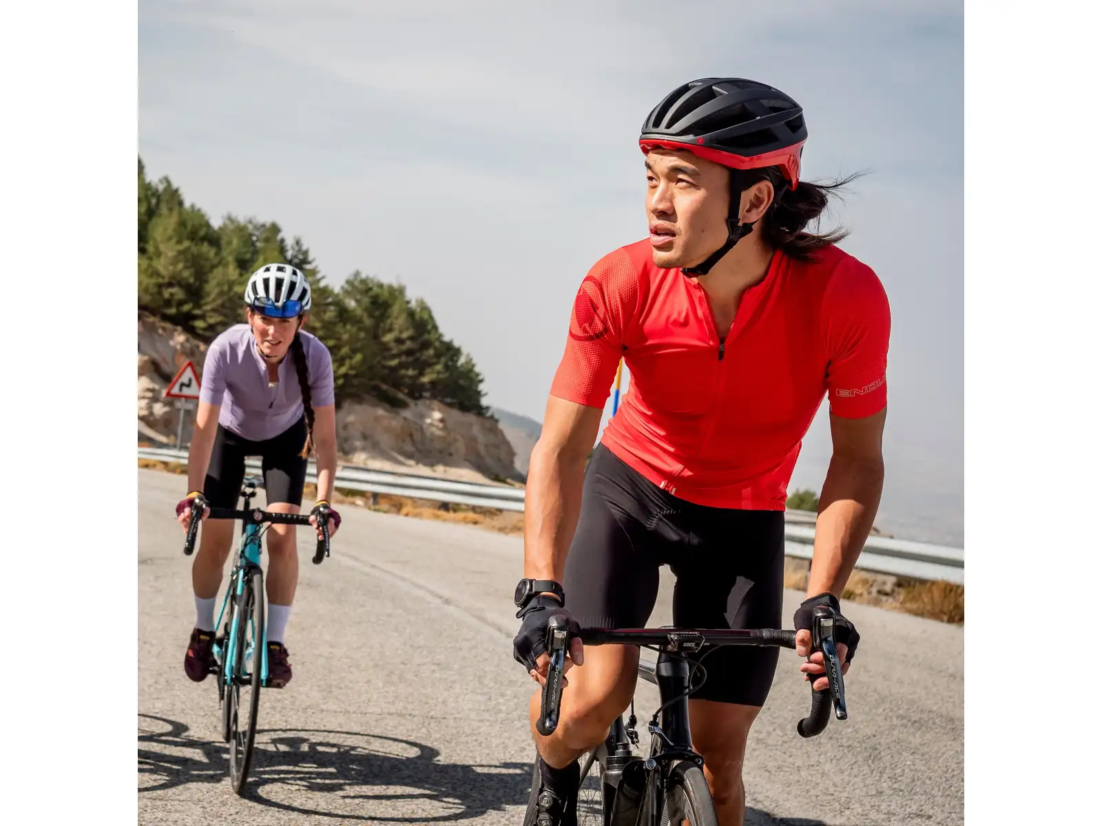 Endura Pro SL Race męska koszulka rowerowa krótki rękaw Pomegranate