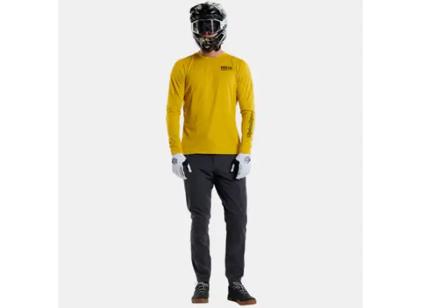 Troy Lee Designs Ruckus Ride Tee męska koszulka z długim rękawem Eyez Safron