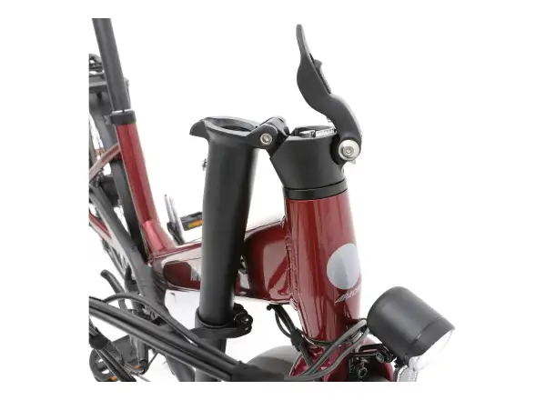 Apache Tanka 24 RX składany rower elektryczny 363 Wh S/M bordowy