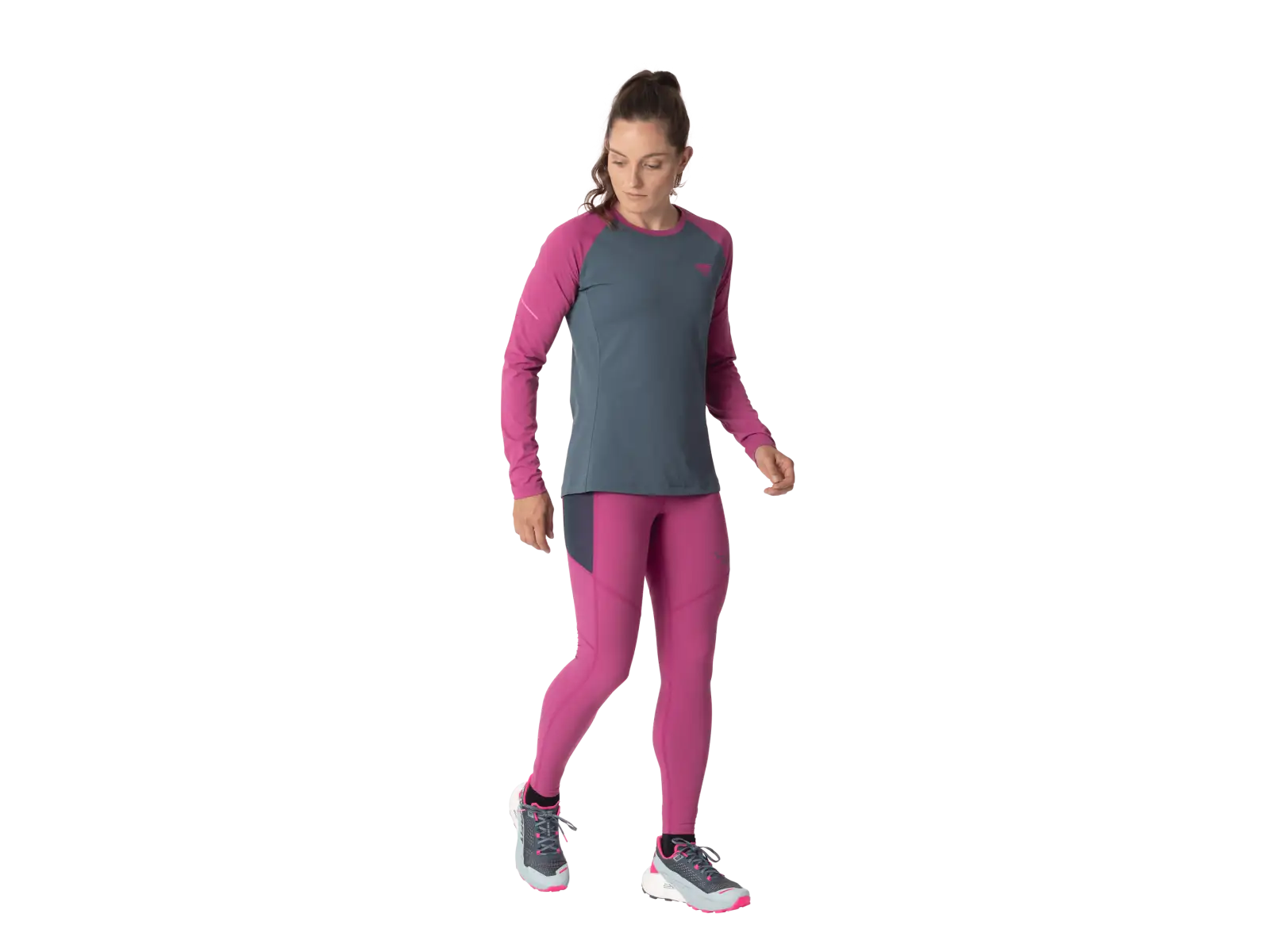 Dynafit Alpine Pro damska koszulka z długim rękawem Magenta