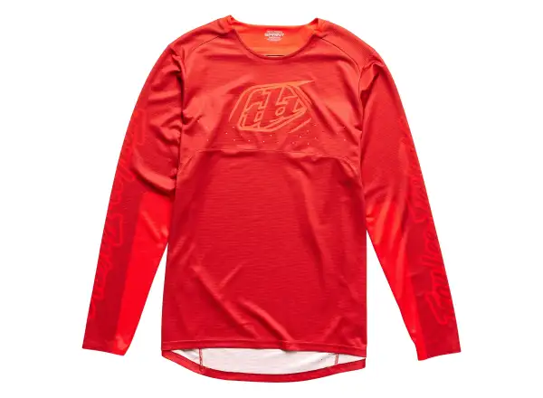 Troy Lee Designs Sprint Icon koszulka długi rękaw Fire Orange WZÓR