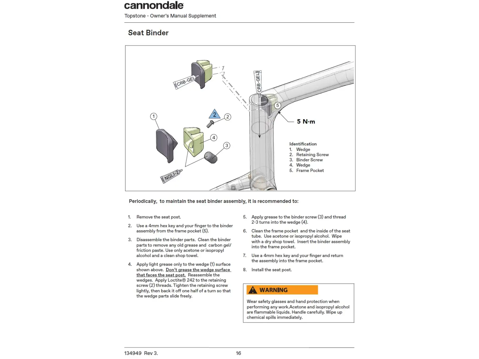 Cannondale zestaw 27.2 Internal Seat Binder (K26058)