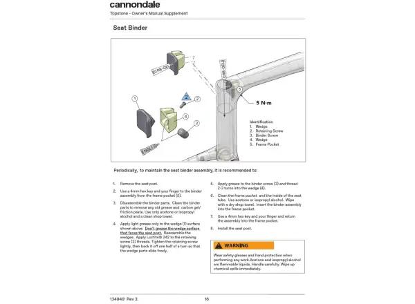 Cannondale zestaw 27.2 Internal Seat Binder (K26058)