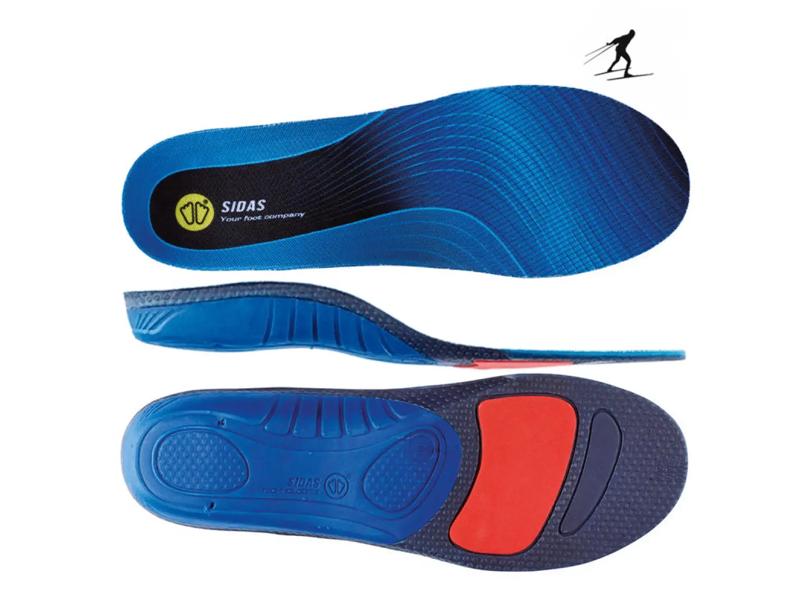 Sidas XC Nordic 3D wkładki do butów 1 para