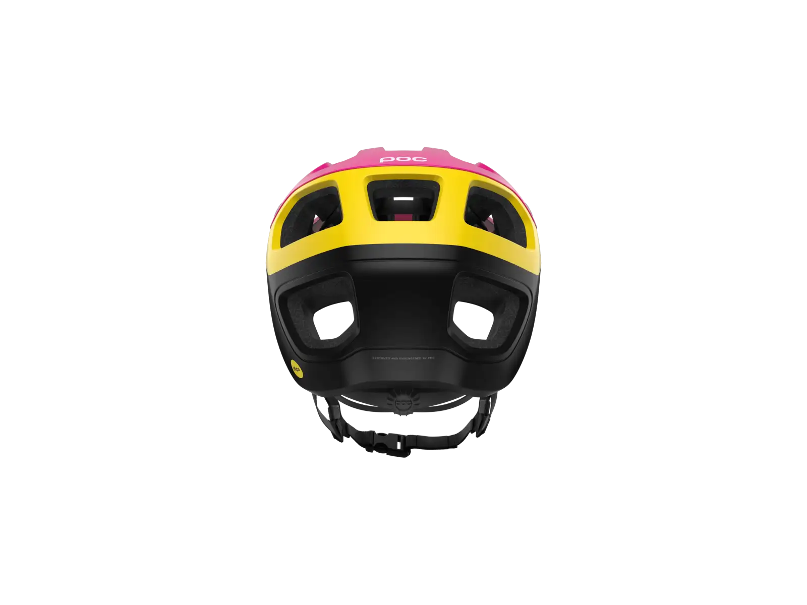 POC Cularis Pure kask Rhos Red Matt/Citrine Yellow Matt