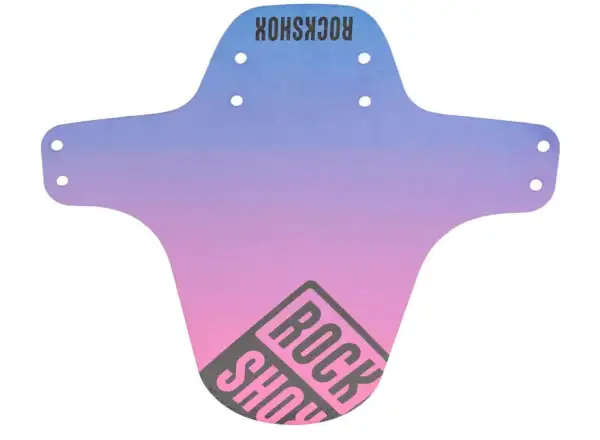 Rock Shox AM Fender przedni błotnik Blue Pink Fade / Black Logo