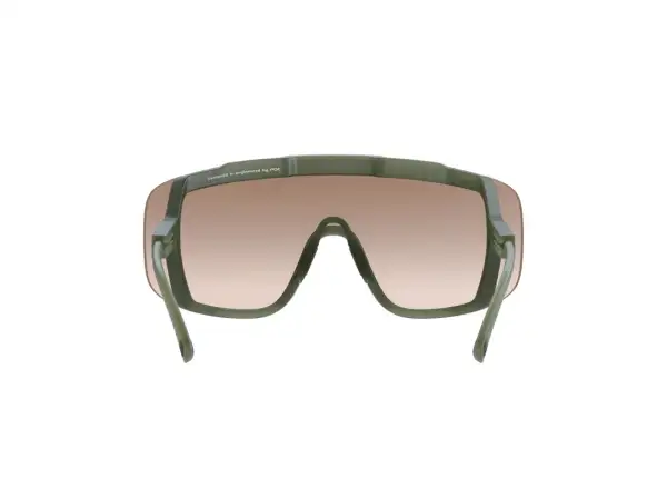 POC Devour okulary rowerowe Epidote Green/Translucent Brown Silver