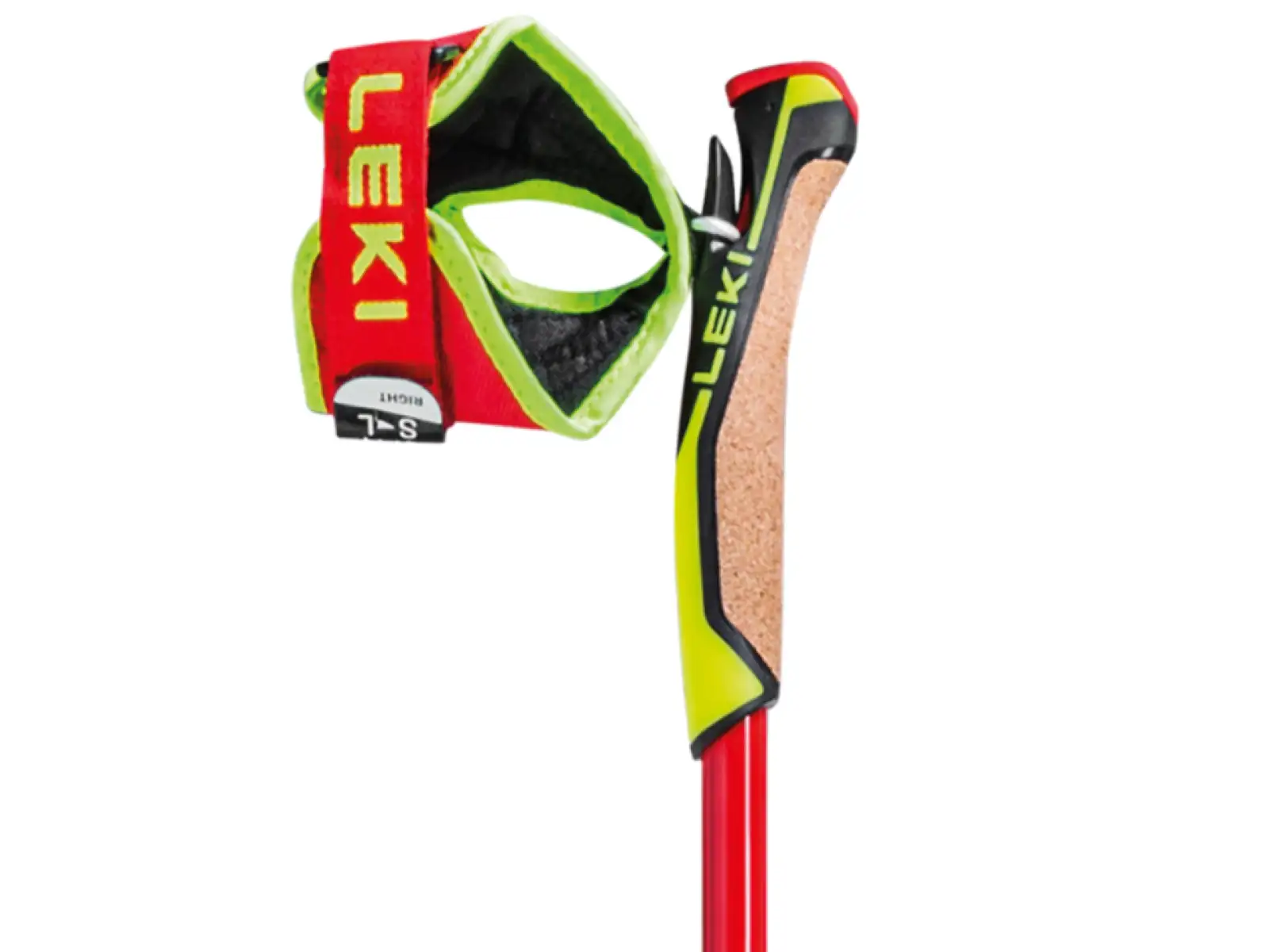 Leki PRC 750 kijki biegowe Bright red/Neon yellow/Black
