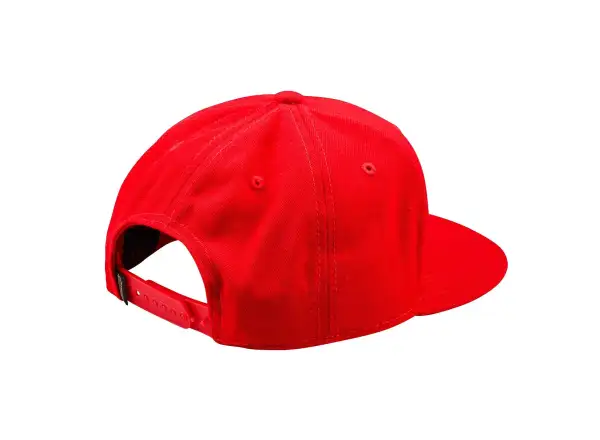 Troy Lee Designs Flat Bill Czapka z daszkiem Signature Team Red