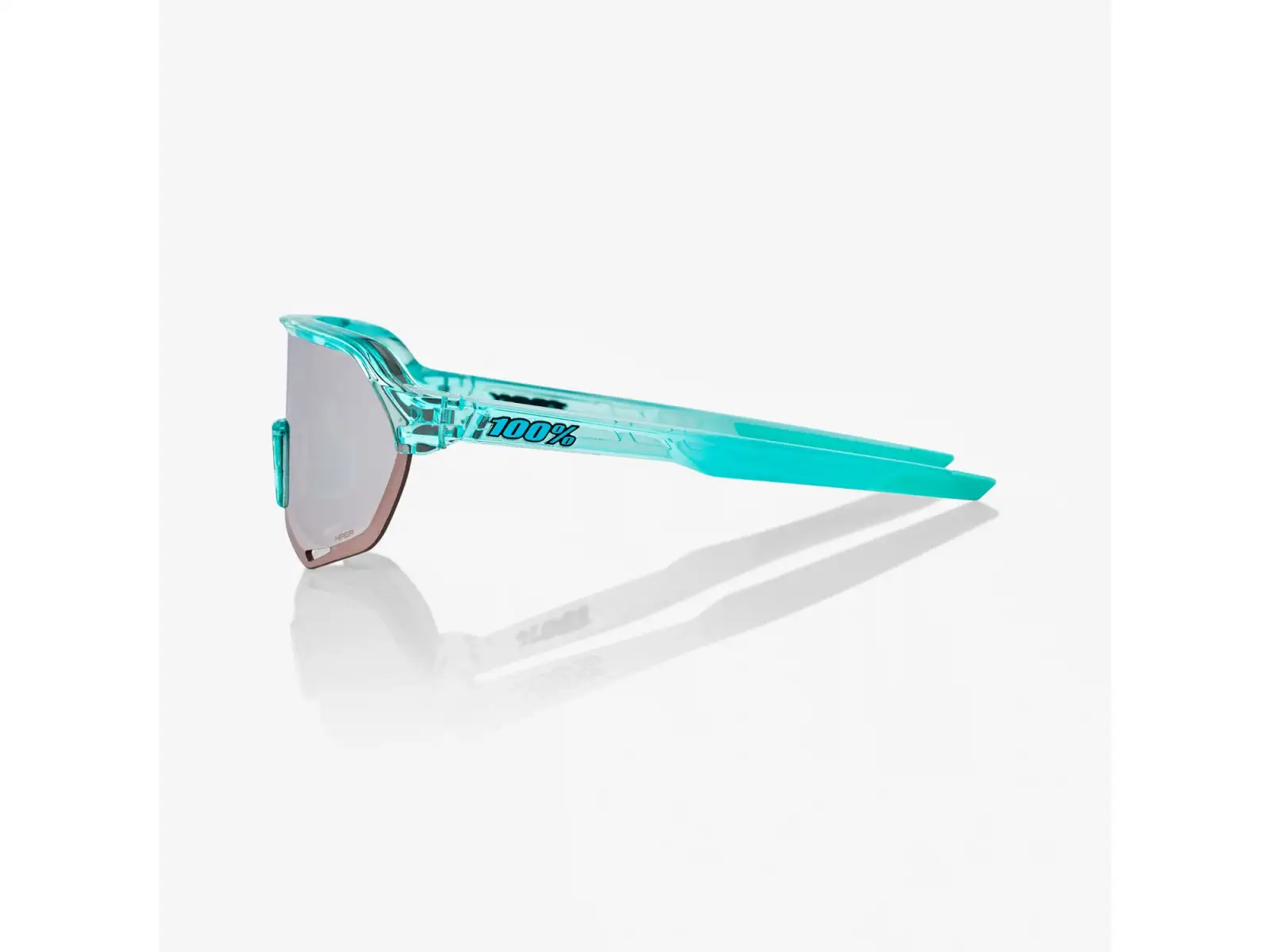 100% S2 okulary HiPER Polished Translucent Mint/Silver Mir