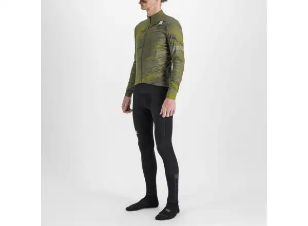 Sportful Cliff Supergiara męska koszulka z długim rękawem beetle guacamole black