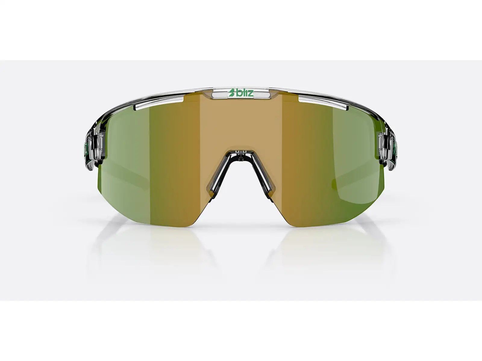 Bliz Matrix okulary przeciwsłoneczne Transparent White/Brown Green Multi