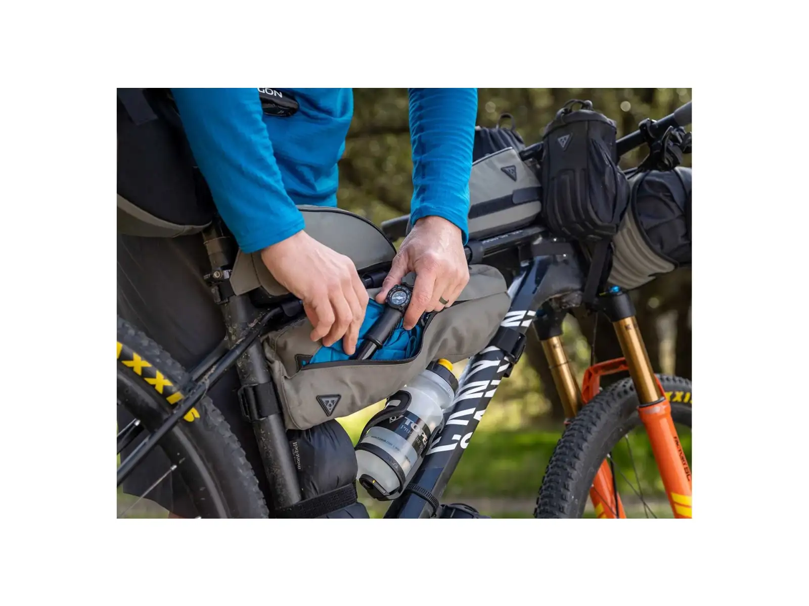 Topeak bikepacking MidLoader torba na ramę 4,5 l czarna