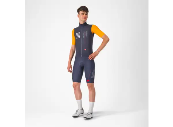 Castelli Espresso R-A/D męska kamizelka Smoky Gray