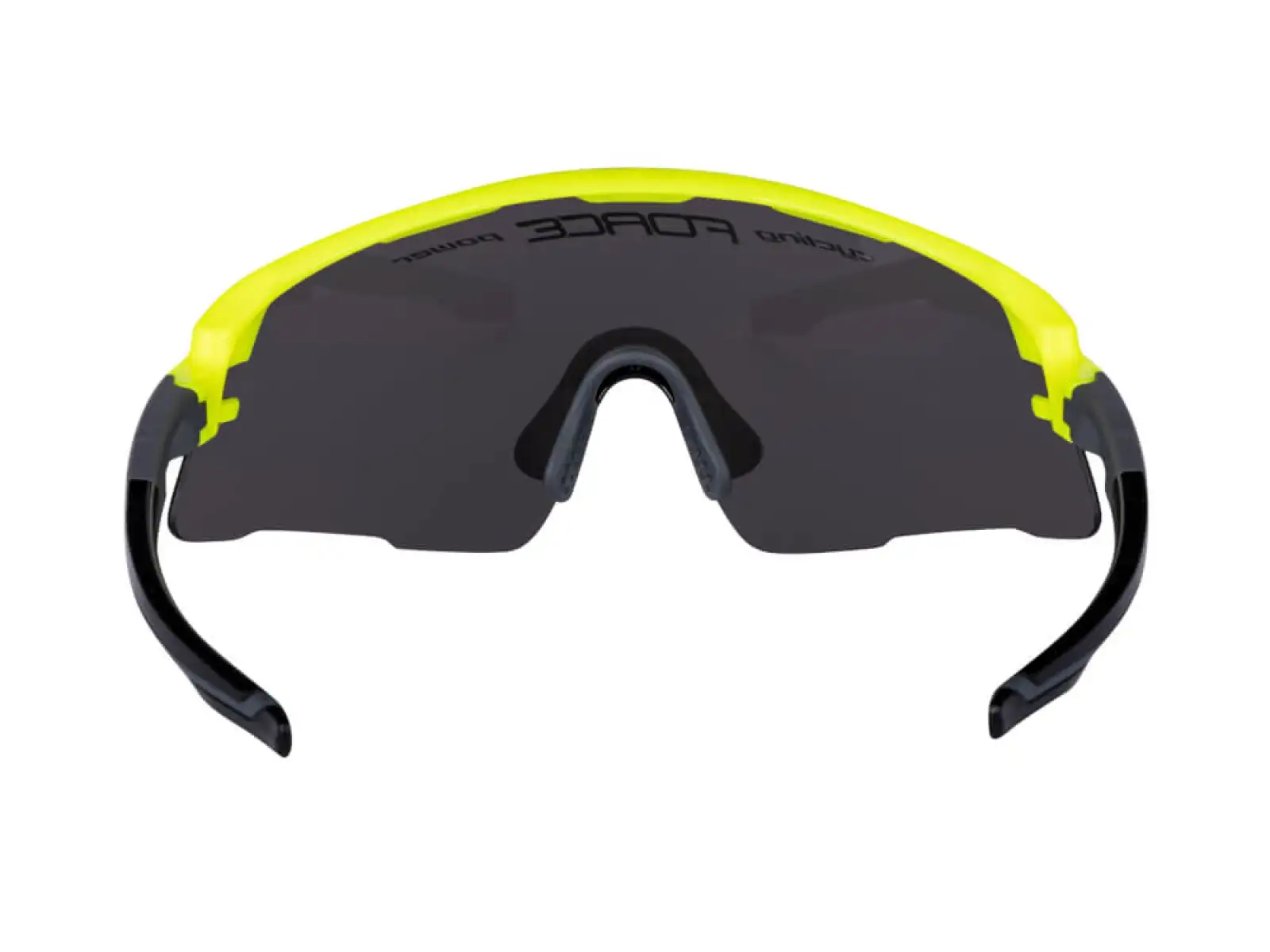 Force Ambient okulary rowerowe fluo/szary, czarne lustrzane szkła