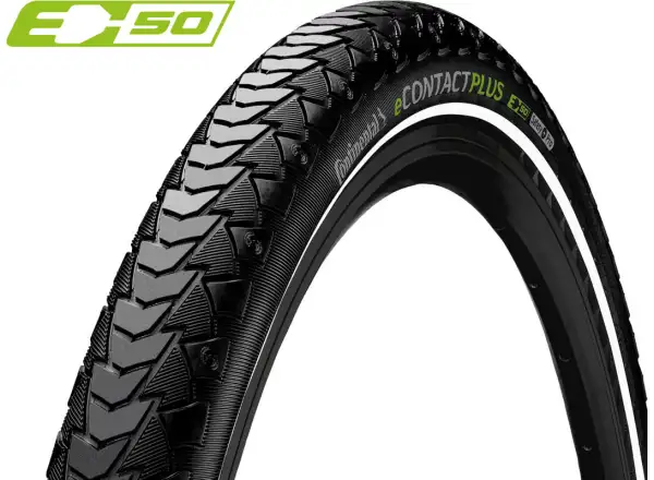 Continental eContact Plus trekkingowa opona drut Black/Reflex