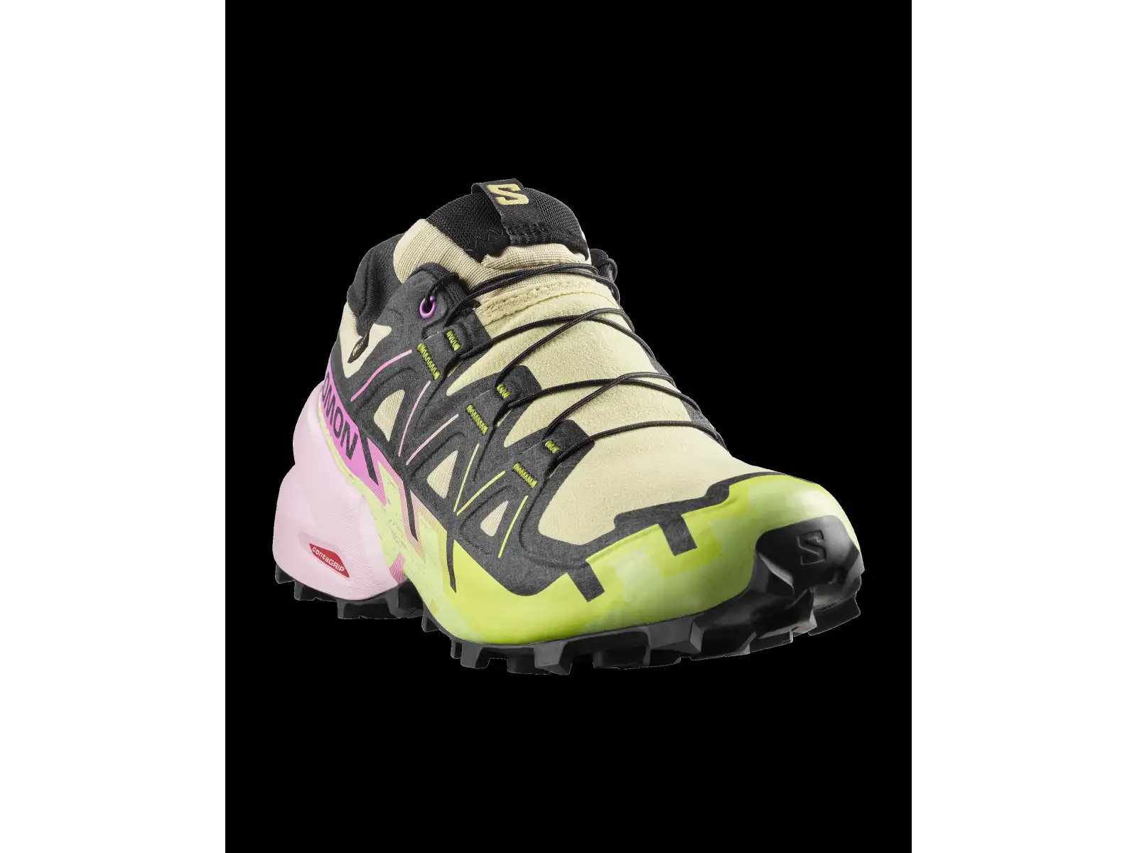 Salomon Speedcross6 GTX damskie buty do biegania Bog/Dawn Pink/Acid Lime