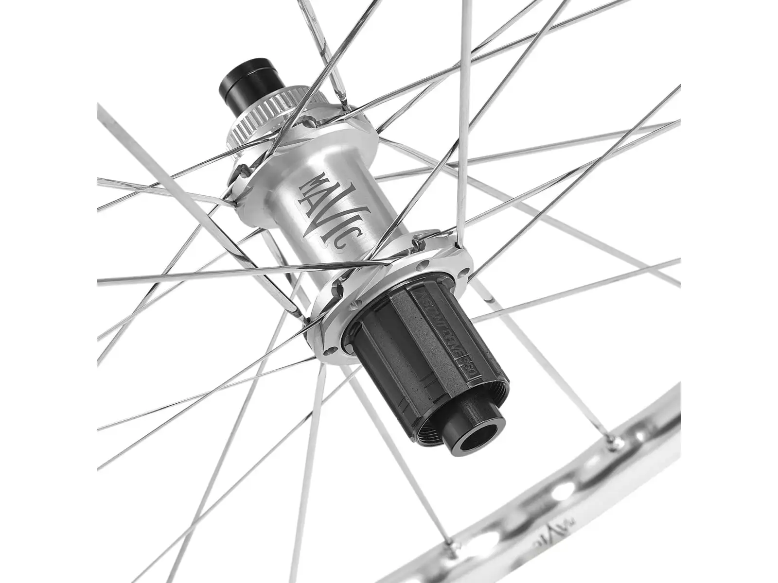 Mavic Ksyrium SL Heritage disc CL zaplecione koła bębenek Shimano HG11 srebrna