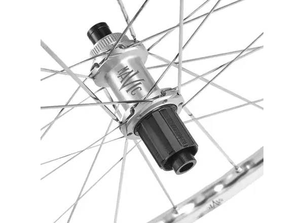 Mavic Ksyrium SL Heritage disc CL zaplecione koła bębenek Shimano HG11 srebrna
