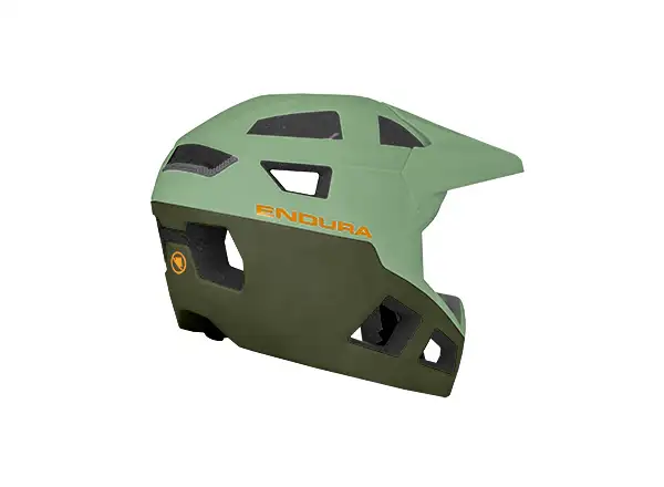 Endura SingleTrack Full Face MIPS kask Olive Green