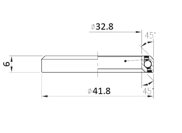 FSA ACB MR136 łożysko 45x45 1 1/8"