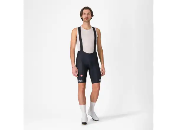 Castelli Giro Competizione 2 męskie spodenki z szelkami i wkładką Nero