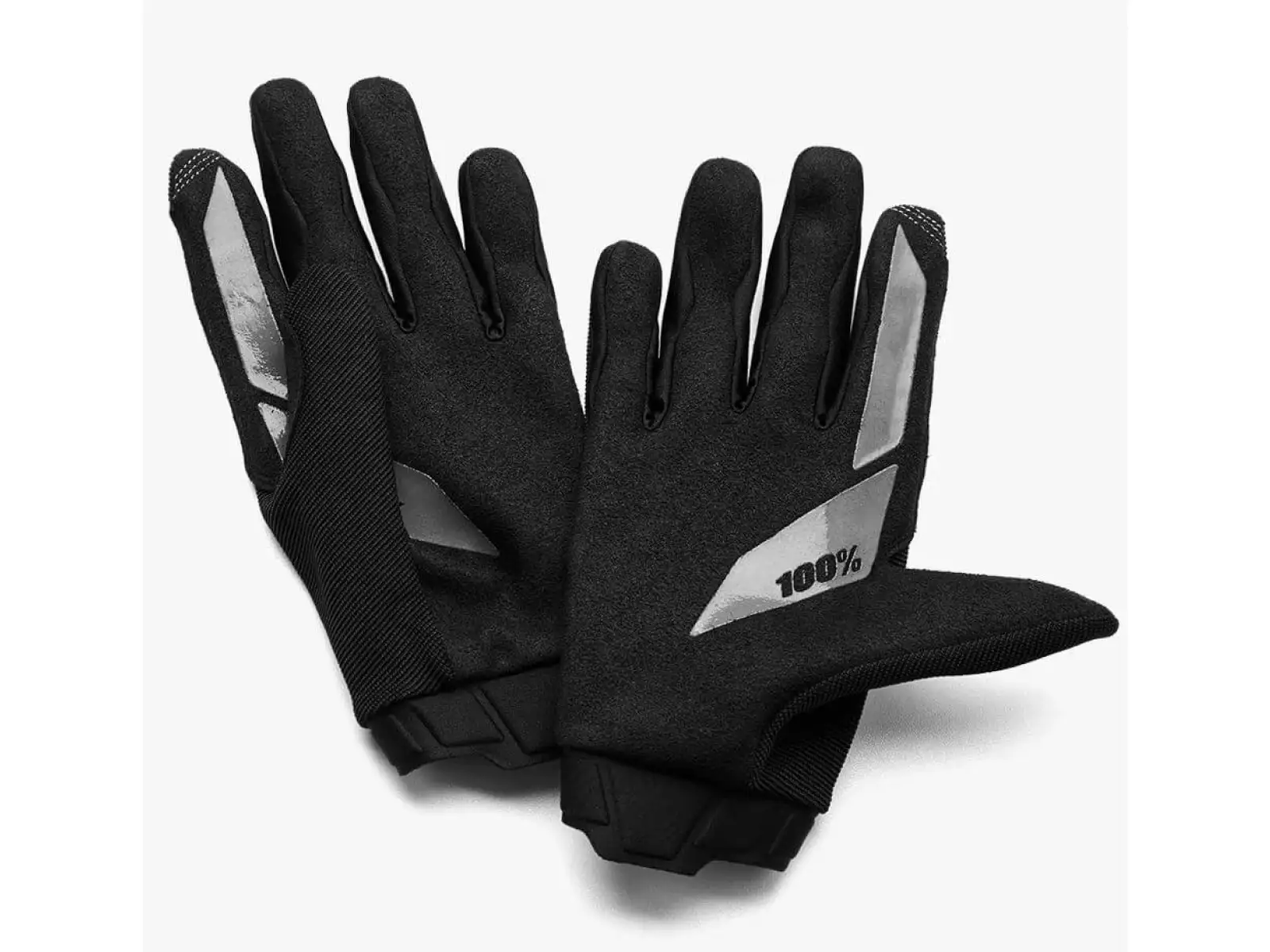 100% Ridecamp damskie rękawice Black/Charcoal