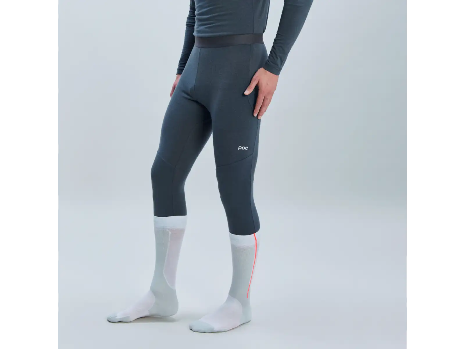 POC Layer Merino 3/4 męskie spodnie Sylvanite Grey