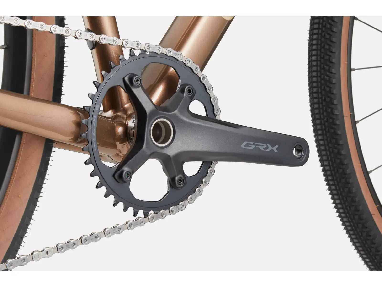 Cannondale Topstone CAAD 1 GRX 1X rower gravel Platinum Bronze