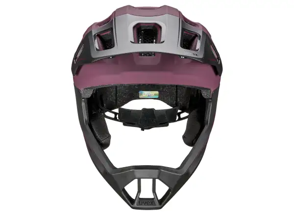 Uvex React JR kask Fullface MTB Cranberry matt