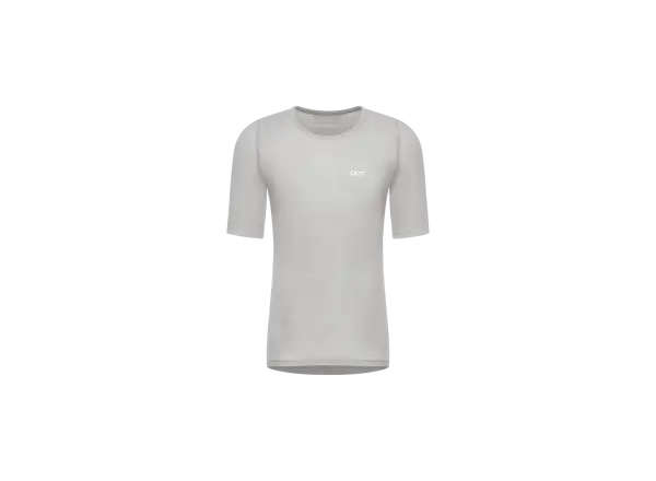 POC Layer Mid męska koszulka termoaktywna z krótkim rękawem Granite Grey