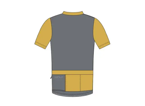 Dotout Stone męska koszulka z krótkim rękawem Ocra Yellow