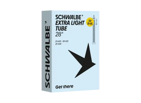 Schwalbe Extra Light dętka 23-28/622-630 SV15-EL 80mm