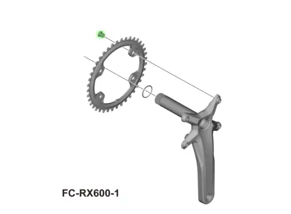 Shimano zestaw śrub dla tarczy korby FC-RX600