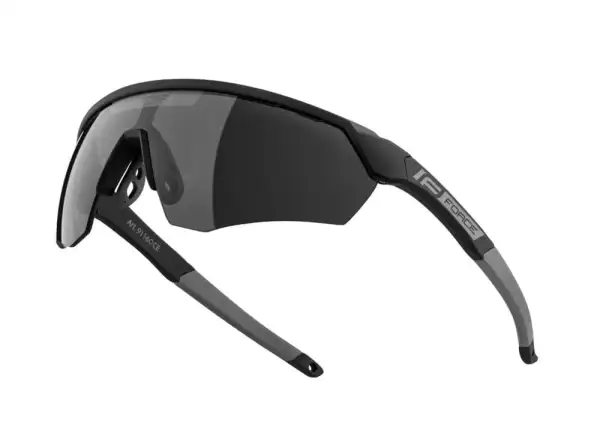 Force Enigma okulary rowerowe czarny/szary, czarne szkła