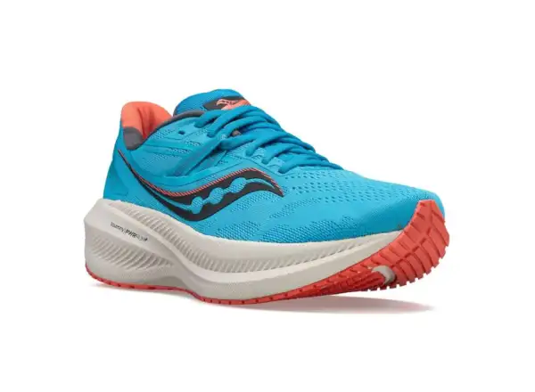Saucony Triumph 20 damskie buty do biegania oceanowy/koralowy
