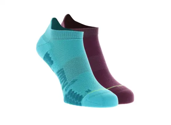 Inov-8 Trailfly skarpety niskie teal/fioletowa