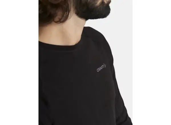 Craft ADV Wool Merino męska koszulka długi rękaw czarna