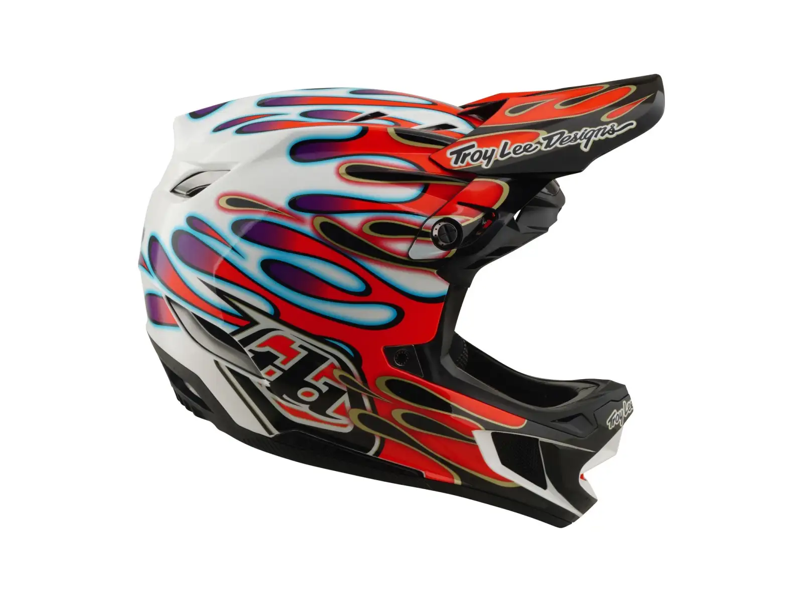 Troy Lee Desing D4 Composite Mips kask White/Red