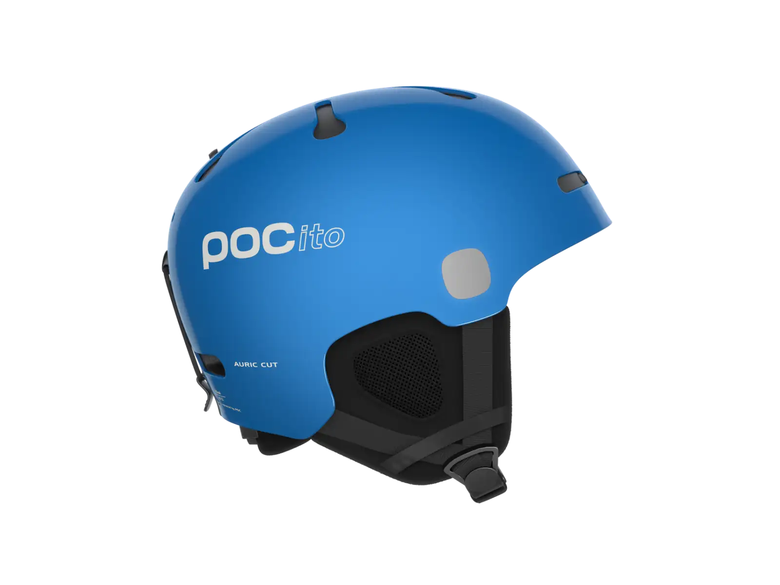 POC POCito Auric Cut MIPS dziecięcy kask narciarski Fluorescent Blue