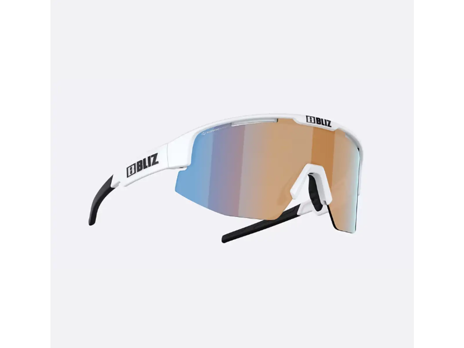 Bliz Matrix Nano Optics Nordic Light okulary przeciwsłoneczne Matte White/Coral/Orange/Blu